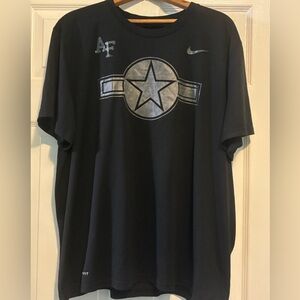 Nike Air Force Falcons Legend Dri-FIT T-Shirt Men’s XXL Black Graphic Tee